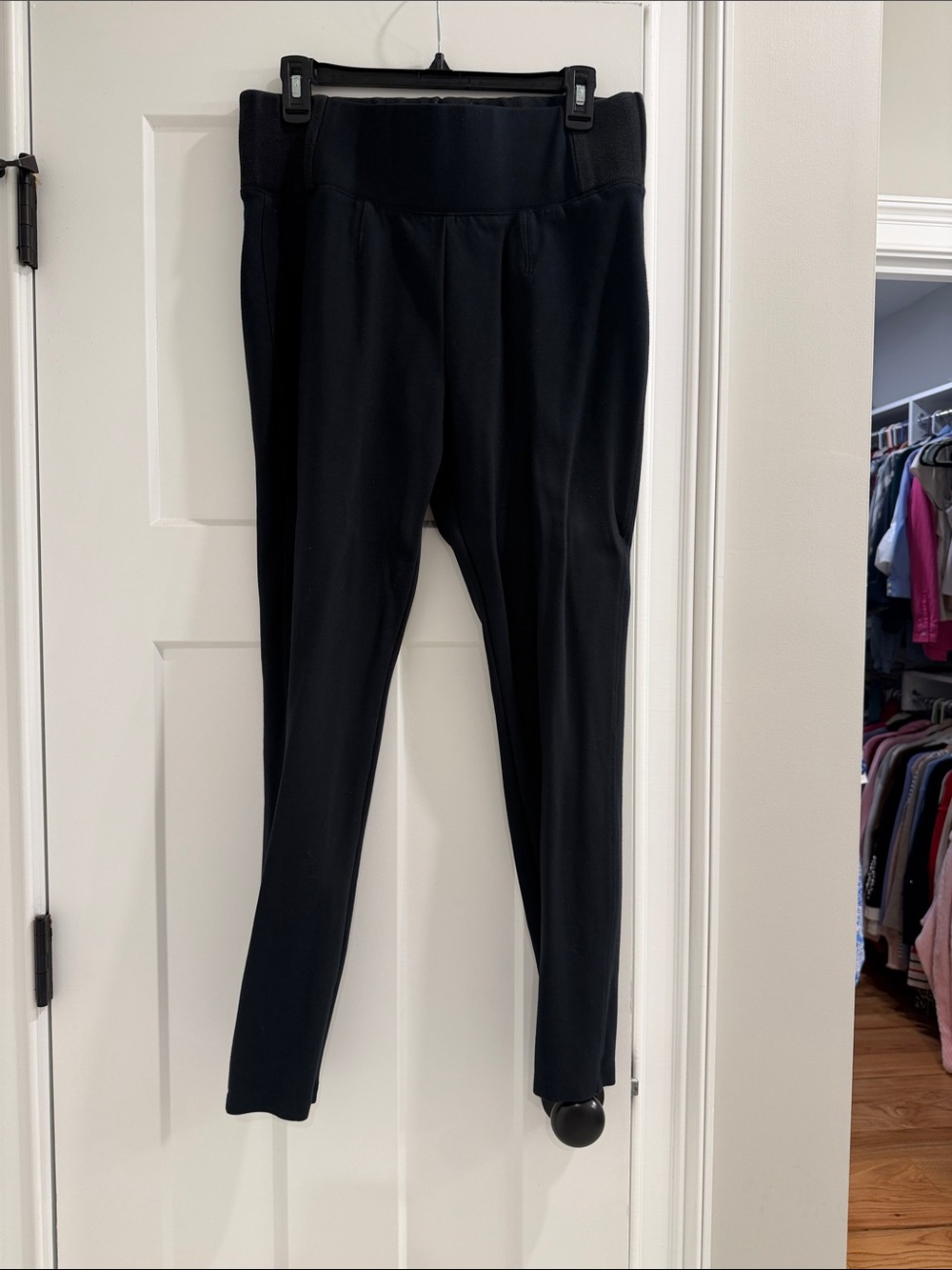 Lilly Pulitzer Black High-Rise Ponte Leggings size Large